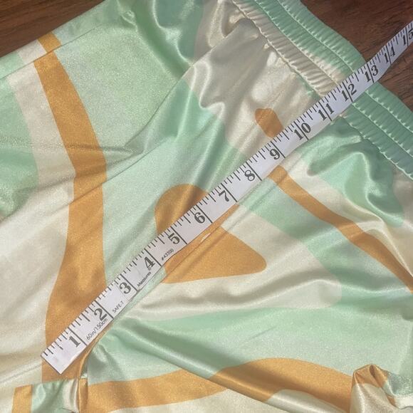 HOSBJERG Riley Printed Pants Medium M TRIPPY FUNKY RETRO MOD - Picture 7 of 8